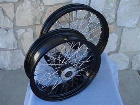 If you are using mobile phone, you could also use menu drawer from browser. 21" & 18.5" BLACK 60 SPOKE WHEEL SET HARLEY SOFTAIL ...