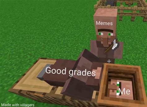 Minecraft Villager Memes Farming