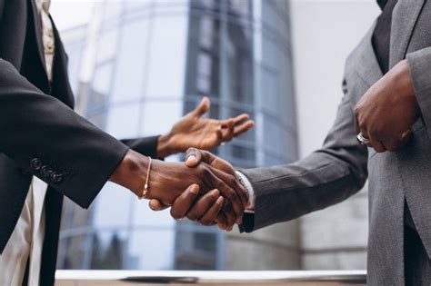 Download African Business Male People Shaking Hands For Free Stock