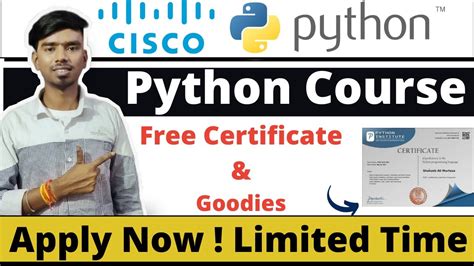 Cisco Free Course With Certificate Programming Essentials Using