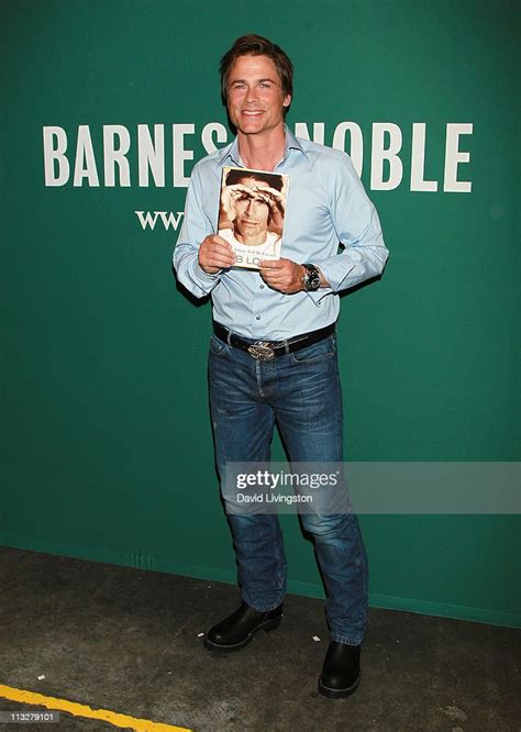 Actor Rob Lowe Attends A Signing For His Book Stories I Only Tell My