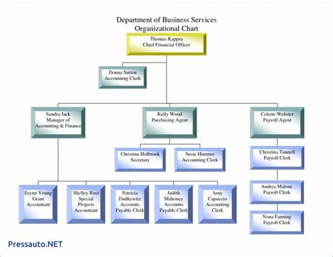 The Organizational Chart For An Organization