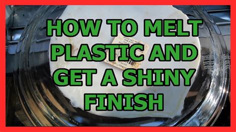 You will also need a large crucible and. How to melt plastic bottles and get a shiny finish - YouTube