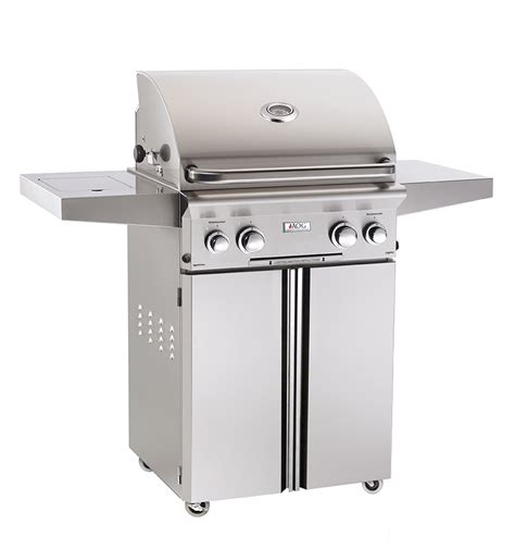 American Outdoor Grill 24 Inch Natural Gas Grill On Cart Wrotisserie