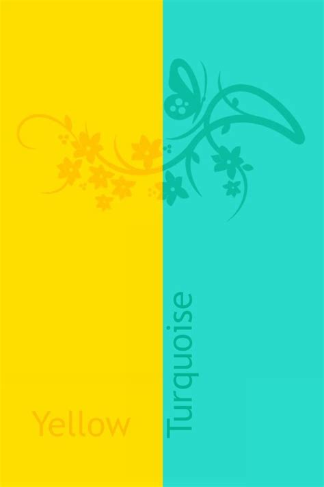 Yellow And Turquoise Yellow Turquoise Teal Yellow Turquoise
