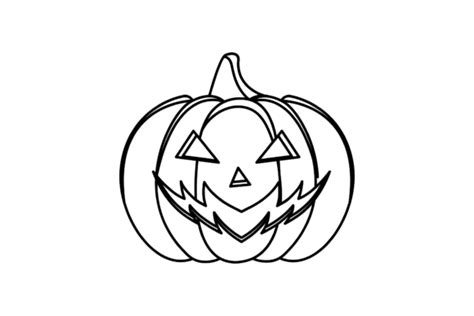 Halloween Pumpkin Outline Icons 123 Graphic By Goodkecombrangid