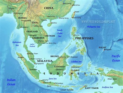 Southeast Asia Geography Southeast Asia Geography Map Geography