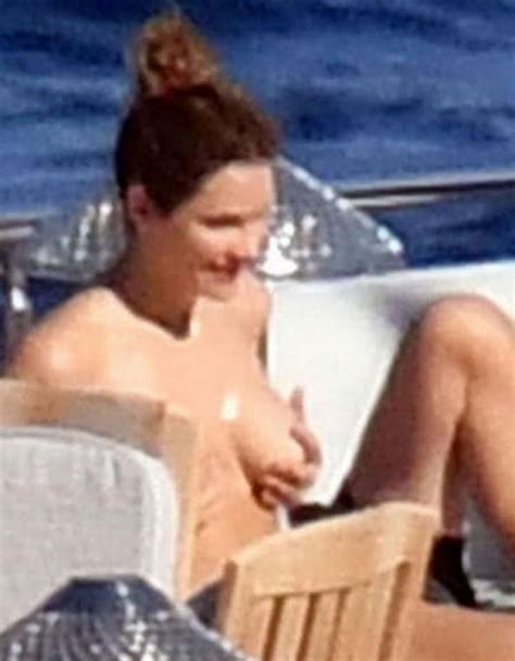 Katharine McPhee Sunbathing Topless On A Yacht In Capri 2