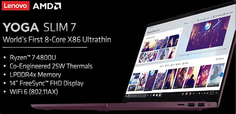 Lenovo Yoga Slim 7 With Amd Ryzen 7 4800u Apu Launched Laptop News
