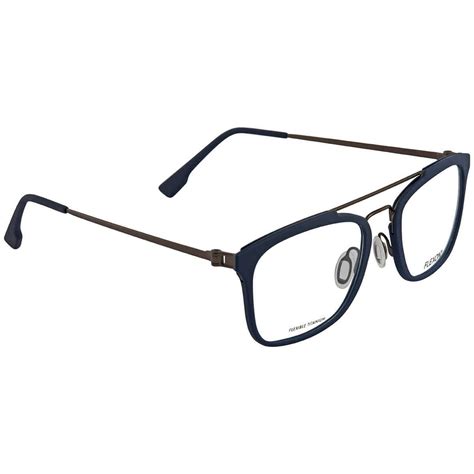 Flexon Men S Blue Square Eyeglass Frames Flexone108741254