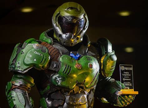 Meet The Man Inside This Incredible Doom Cosplay Pc Gamer