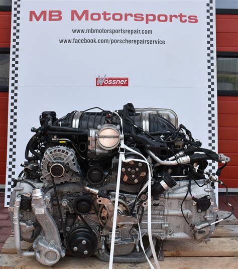 Porsche 991 Gt3 Dgg 40l Complete Engine 2350 Miles 9a1