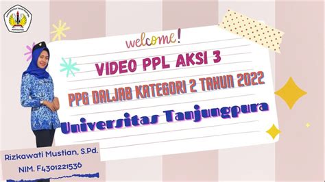 Video Ppl Aksi Menit Ppg Daljab Kategori Tahun