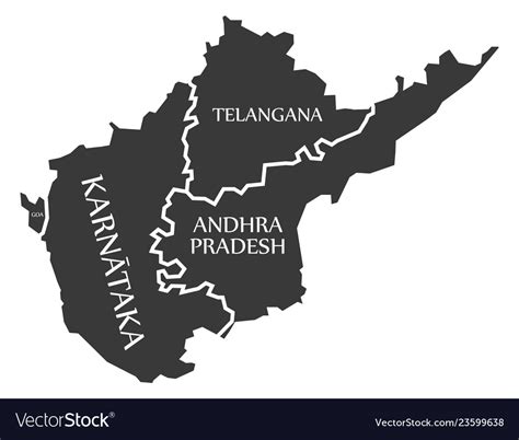 Cauvery basin southern karnataka, including mysore. Telangana Andhra Pradesh Karnataka Map
