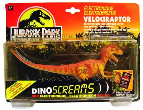 Jurassic Park Kenner Velociraptor Dino Screams Neuf Sous Blister