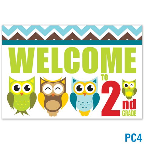 Welcome To 2nd Grade Postcard School Supplies School Mate