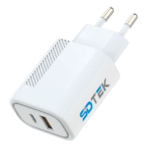 Sdtek 20w Eu Travel Adapter Fast Wall Charger With Power Delivery Pd