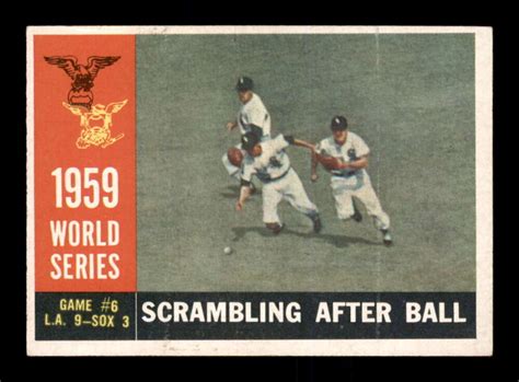 1960 topps 390 world series game 6 ex x2929676 ebay