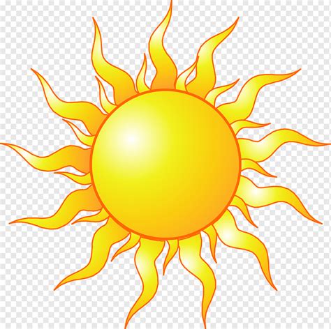 Ilustración Sol Amarillo Luz Solar Animación Sol Cdr Simetría