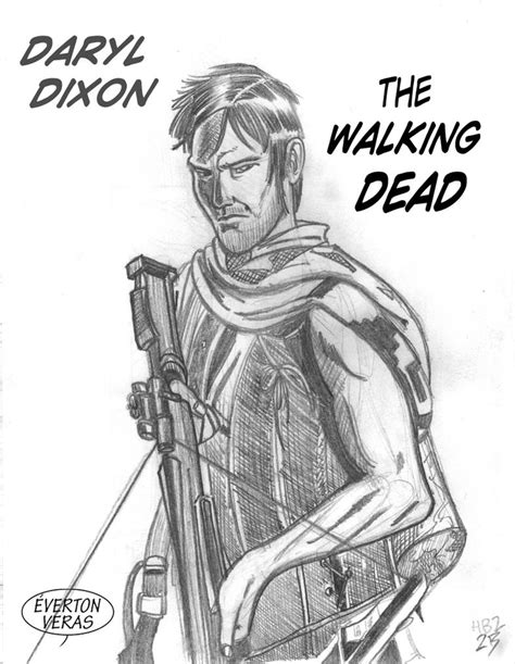 The Walking Dead Daryl By Everton Littleton On Deviantart