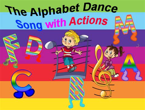 Alphabet Dance Song Matching Video Available Rainbows And Sunshine