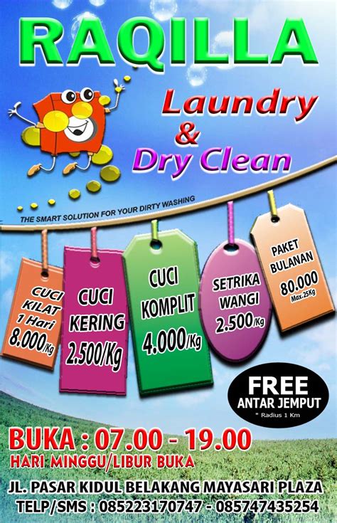 Contoh Brosur Promosi Laundry Terbaru
