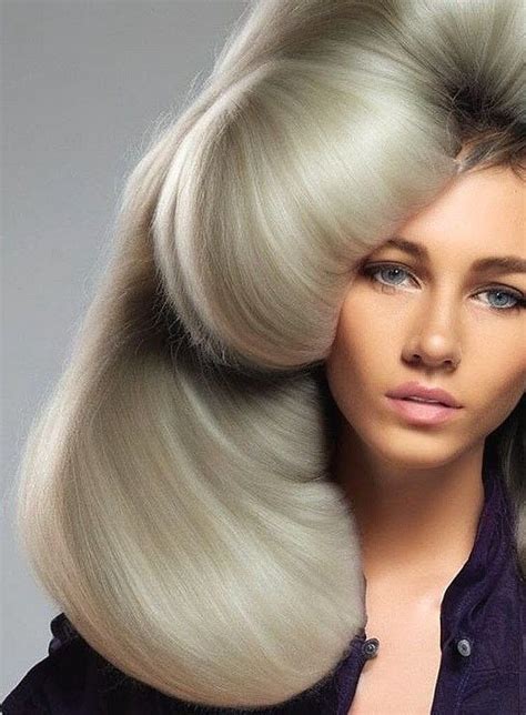 Blonde Updo Big Blonde Hair Big Hair Gray Hair Bouffant Hair Updo