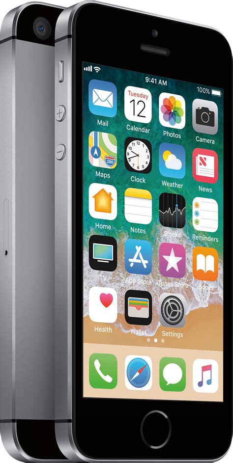 Best Buy Apple Iphone Se 16gb Space Gray Verizon Mlly2lla