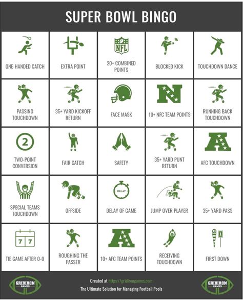 Super Bowl Bingo Free Printable Cards Sheets Templates