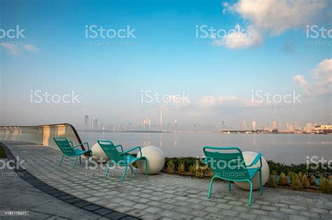 Hazy Dubai Skyline In Early Morning Stock Photo Download Image Now