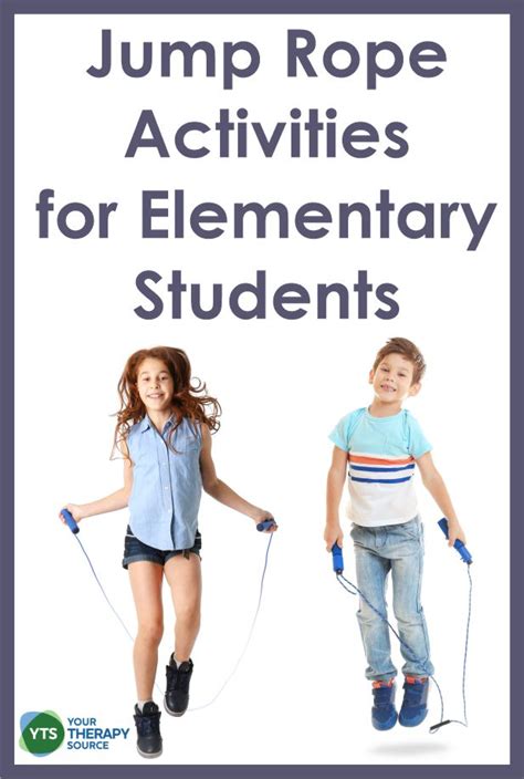 Jump Rope Activities For Elementary Students Your Therapy Source