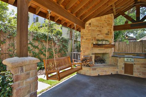 See more ideas about patio, backyard patio, backyard. Braeswood Place Outdoor Covered Patio, Sunroom and Balcony - Rustic - Patio - Houston - by ...