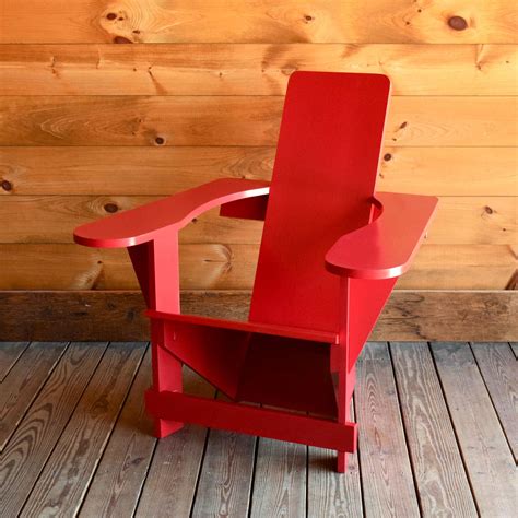 westport chair original and classic red adirondack chair dartbrook rustic goods