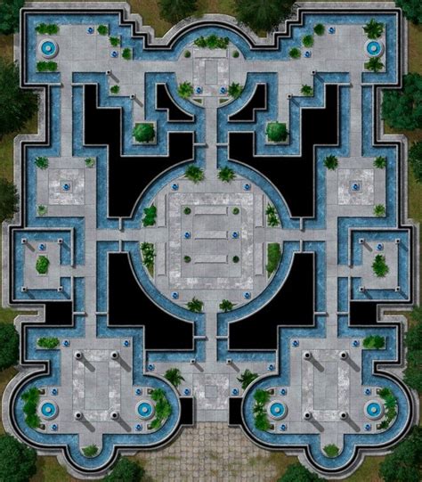 Battlemap Building The Temple Of Nature 35x40 Free Sample Of The