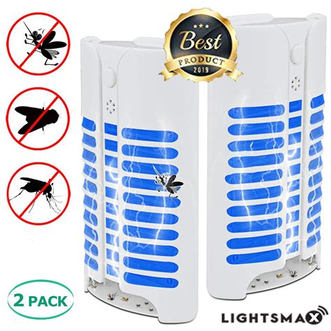 Lightsmax Indoor Plug In Bug Zapper Mosquito Trap With Uv Light