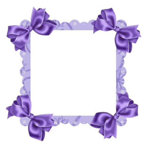 Purple Border Frame Transparent Background Free Psd Templates PNG