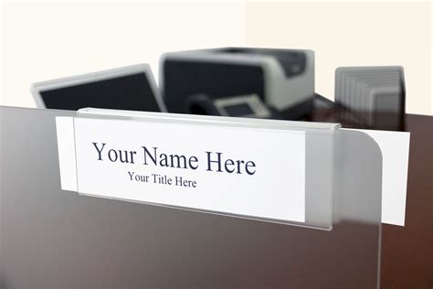 Engrave offers you india's largest collection of glass name plate designs online. Glass-Partition Nameplate Holder. Cubicle Name Plate ...