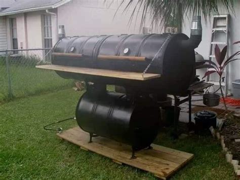 Oil Drum And Oil Barrel Bbq Smokers And Grill Design Ideas
