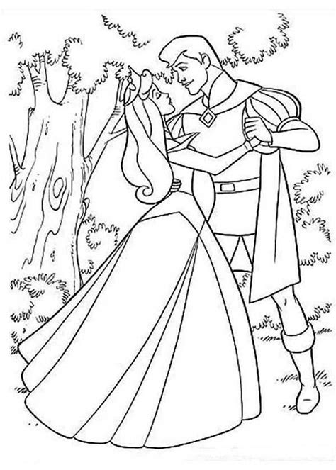 Search through 623,989 free printable colorings at. Princess Aurora And Prince Phillip Dance In The Forest In ...