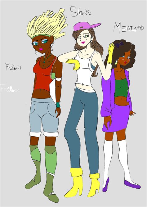 Aqua Team Hunger Force Human Female Version Yolixarts Illustrations