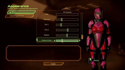 Mass Effect 2 Female Femshep Armor Customization Gameplay Hd Youtube