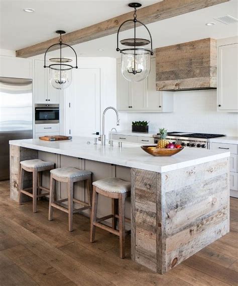Awesome Rustic Kitchen Island Design Ideas 12 Pimphomee Galley