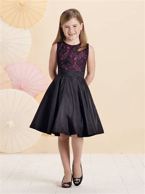 2015 Elegant Pretty Little Girl Party Dress Jewel Sleeveless Lace Sash