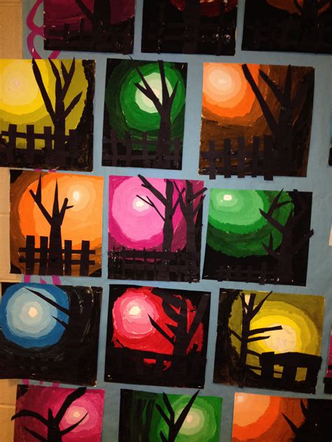 Tints And Shades 3rd Grade Classroom Art Projects