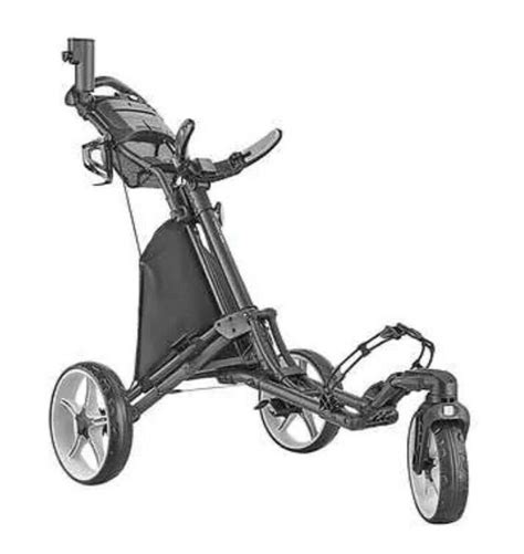 Caddytek 3 Wheel Golf Push Cart With Swivel Front