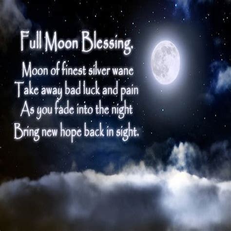 Full Moon Blessing Clouds Night Pagan Sky Wiccan Hd Phone