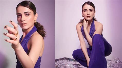 Kuttey Promotions Radhika Madan Keeps It Bossy In Lavender Waistcoat Set