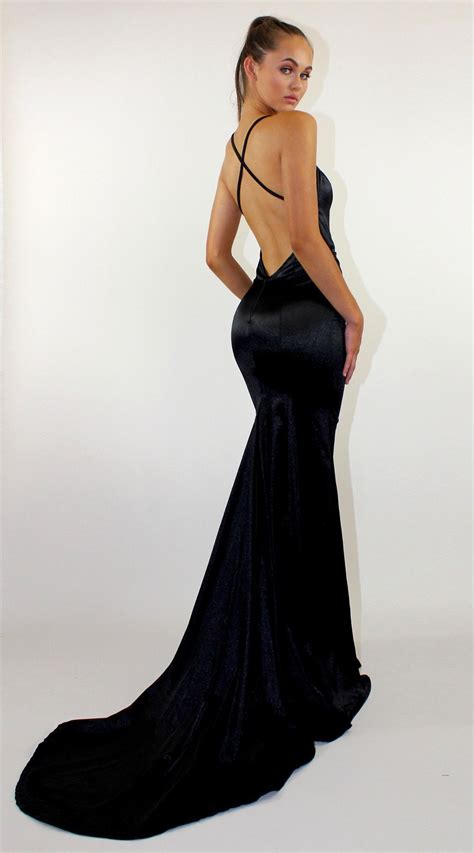 Rapture Black Elegant Dresses For Women Backless Evening Dress