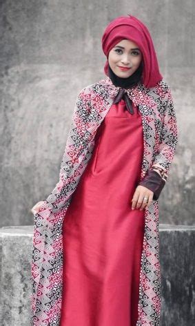 Kumpulan Model Gamis Batik Kombinasi yang Laris