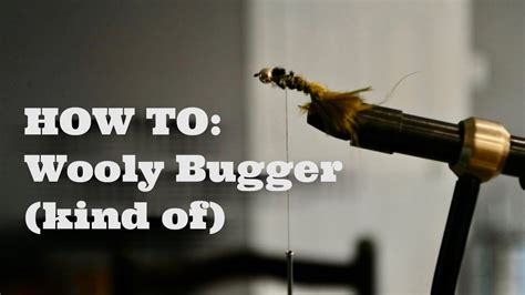 How To Tie A Wooly Bugger Fly Youtube
